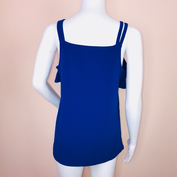 INC International Concepts Ruffled Tank Top Small - Picture 3 of 4